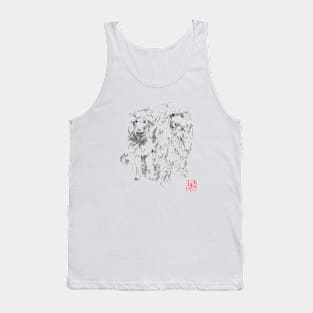 2 dogs Tank Top